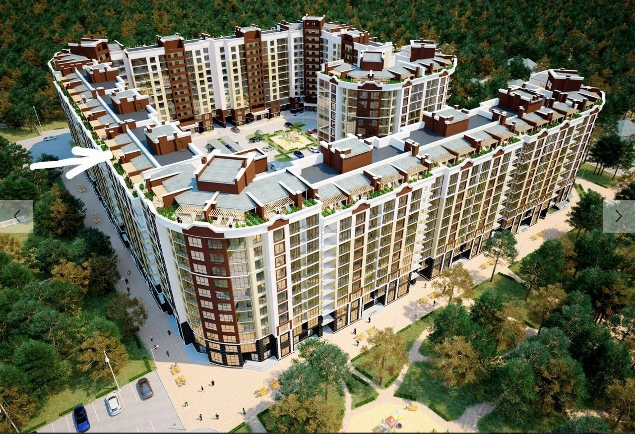 Радистів 34Е, 42 м.кв. з видом на Київ, останній поверх. з н