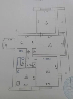 Продаж 3-кімнатної квартири 94 м², Михайла Донця вул., Омеля