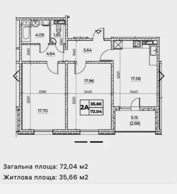 2-кімнатна квартира з ремонтом, зданий будинок, ЖК Деснянськ