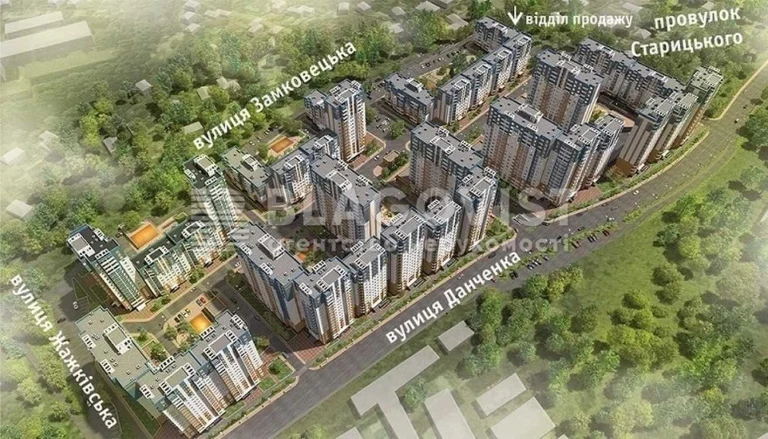 Продаж 2к квартири Данченка Сергія 28 ЖК Новомостицько-Замко
