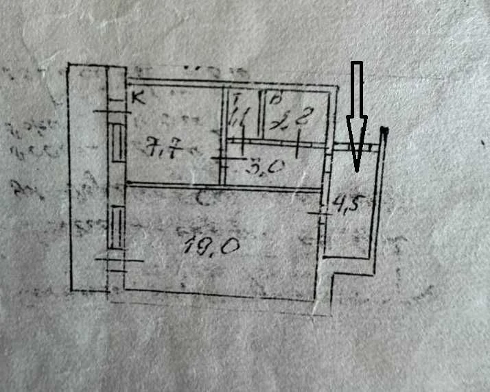 Продаж 1к квартири, 3 поверх, ГАЗ, вул. героїв Дніпра, 29!