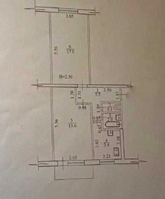 For sale 2 sq. m. Barabashova