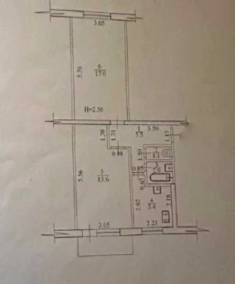 For sale 2 sq. m. Barabashova