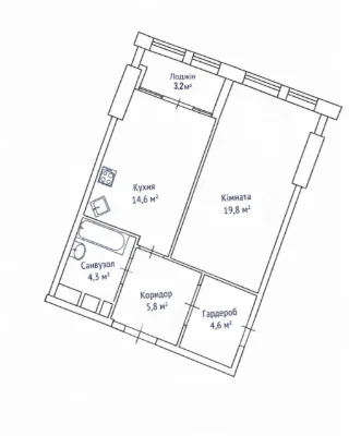 Продаж 1-кімн. квартири в ЖК Manhattan City | 15 поверх