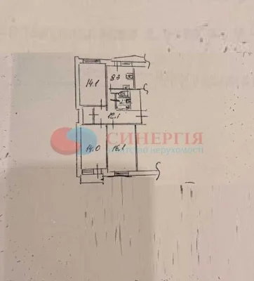 3-кімнатна квартира продаж. Центр, вул. Саксаганського 56