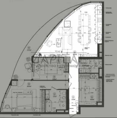 Вишукана квартира загальною площею 133,3 м² у престижному жи