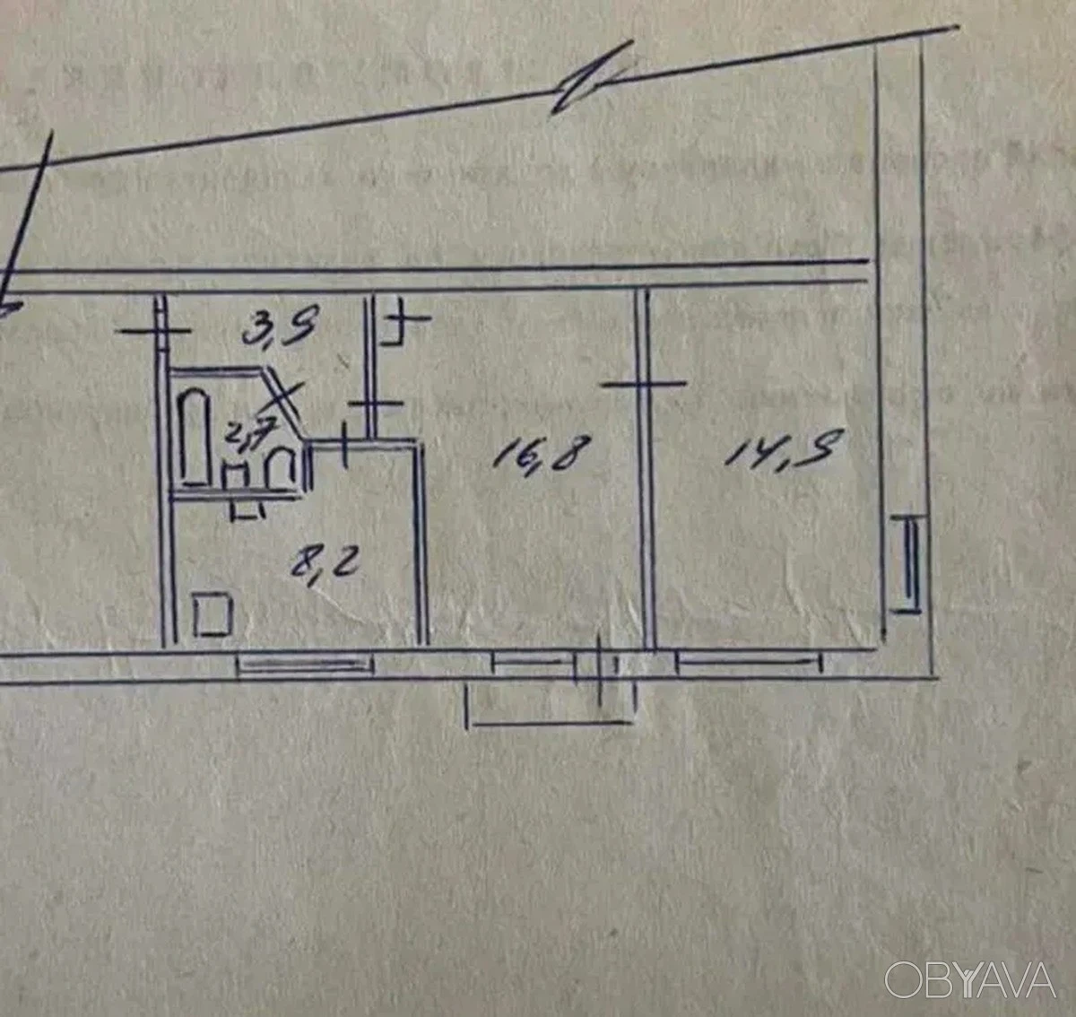 2-комнатная квартира, 46.5 кв.м