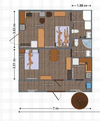 Sale of a house of 100 m2 in Odessa, near the sea and the estuary. Autonomous house