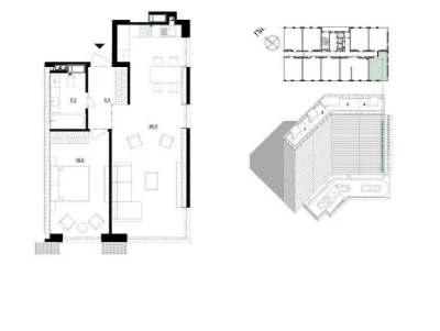 For sale: 2-room apartment, 67m2, residential complex Rusanivska Gavan, Mykilsko-Slobid