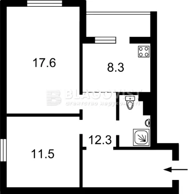 Продаж квартири вул. Чорнобильська 20 в Києві / W-7471770