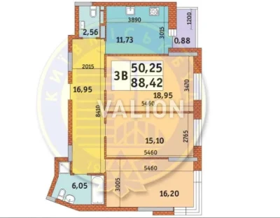 Продаж 3-к квартири вул. Глибочицька 43 Шевченківський район