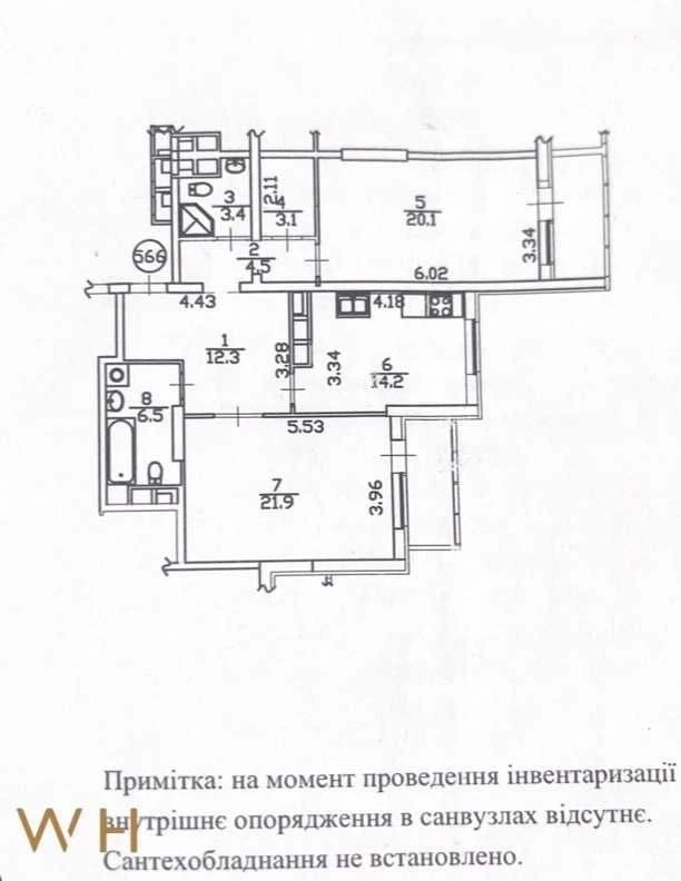 Продаж 2-кім, 93м² ЖК "Лазурний Блюз", Туманяна 15-А, Лівобе