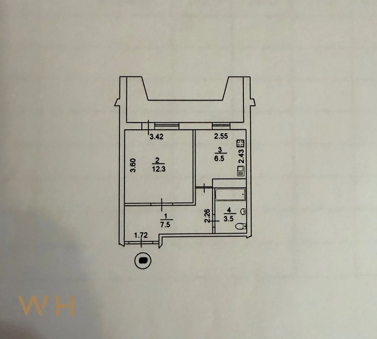 Продаж 1кім 34 m², Леоніда Бикова 7, Газ, Балкон, Троєщина,
