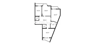 Ексклюзивна 3-кімнатна квартира 124 м² у ЖК Династія, вул. М