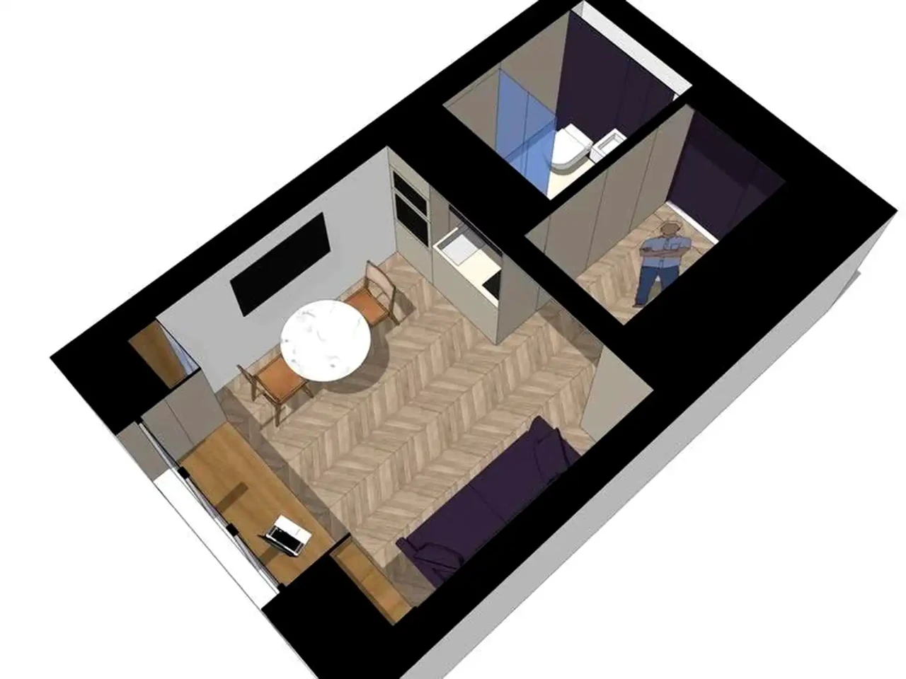 Продаж квартири 1-кімн. 20 м² 4/5 пов.