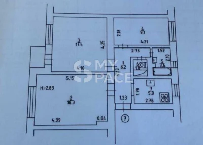 3-кімнатна квартира з ремонтом, вул. Деревлянська