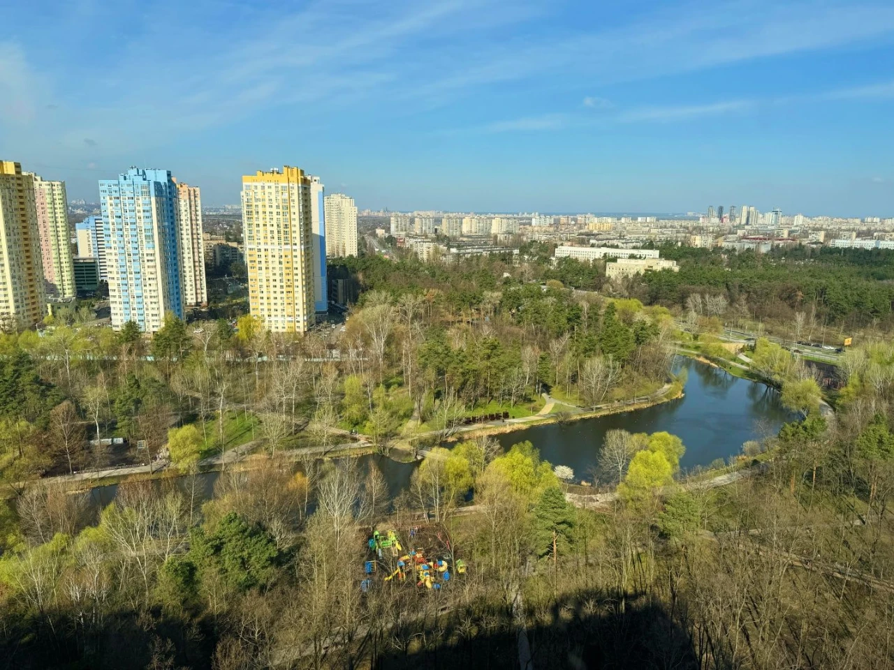 Видова простора 1к квартира(євродвушка) без ремонту ЖК Новий