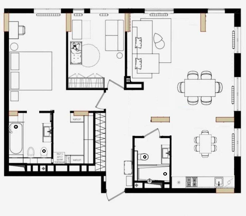The best price in the Faina Town residential complex! Vidovaya 3k 99m2 Salyutna 2k1