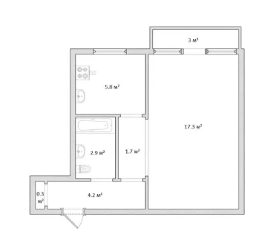 Новый! Продам 1-к квартиру ж/м Косиора,Калнышевского,Гули Ко