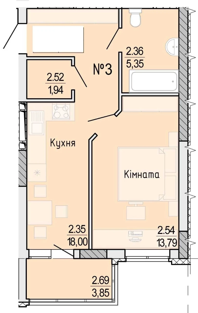 Черемушки. Новый комплекс. 1 комн квартира. еОселя Евидновле