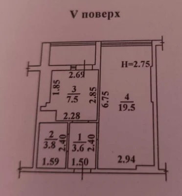 Однокімнатна квартира, ЖК "Бульвар Акацій", 503797