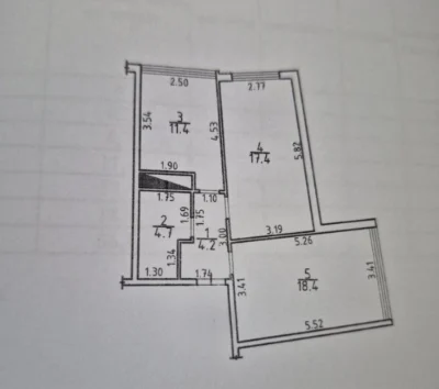 2 ком. квартира -56 метров -Аркадия-жемчужина. Дом сдан