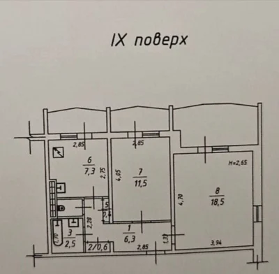 Продам 2-кімнатну квартиру на Корольова / Глушка навпроти ри