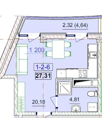 Продам квартиру біля парку Перемоги/проспект Шевченко/в Арка