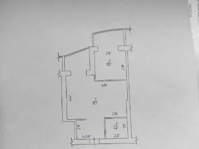 БЕЗНАЛ! Продам квартиру 55 м2 с газом, видовая ЖК Набережный.