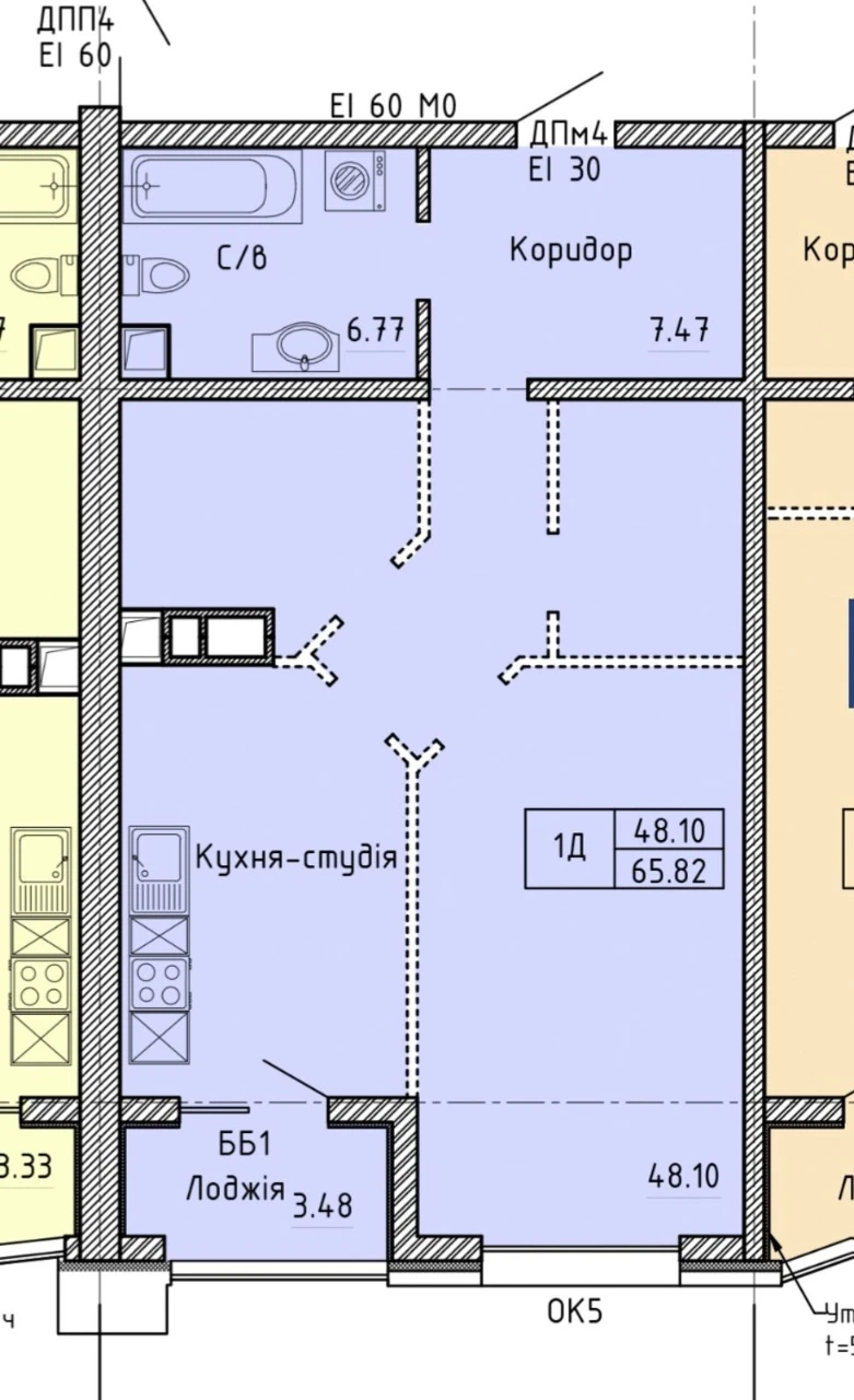 Продам 1 к. квартиру в ЖК Олимпийский, проспект Шевченка, Па