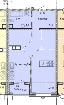 Продам 1 к. квартиру в ЖК Олимпийский, проспект Шевченка, Па
