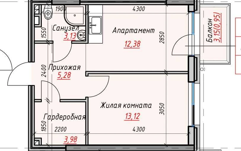 Самая выгодная цена! ДОМ СДАН 1-комнатная квартира на Фонтан