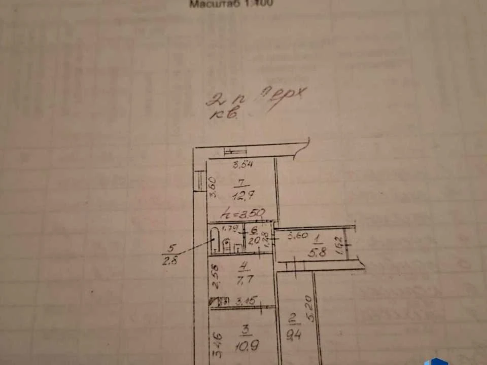 Apartment. Dnipro, Volodymyr Mossakovskoho St. (Klary Tsetk