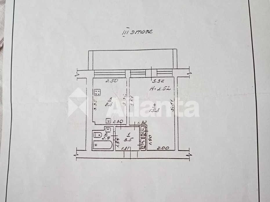 Продам квартиру 36 м², Черемушки, парк Марка Твена, 3/9, газ