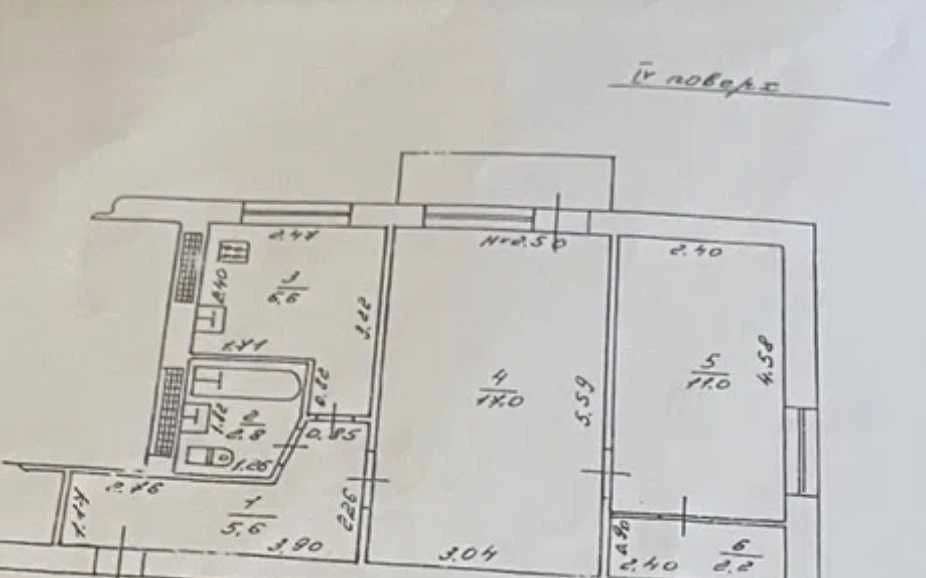 Продам 2 кімнатну квартиру з газовим опаленням на Черемушках