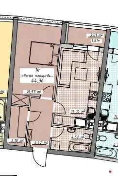 Продам 1-ком. квартира ЖК Атмосфера, Аркадия, Курортный пере