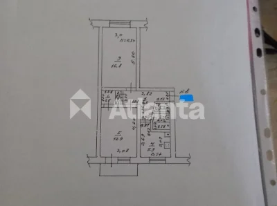 В продаже двухкомнатная квартира Черемушки