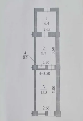 vys-04  Квартира 2х комнатная в центре. Преобораженская.