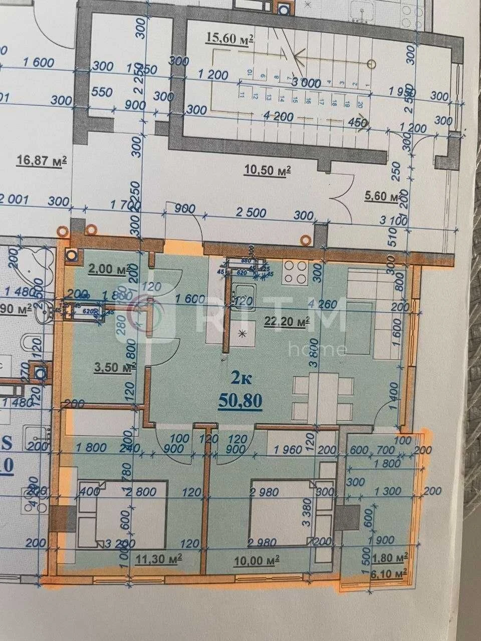 Продається двокімнатна квартира у сучасному ЖК Grand Hall на