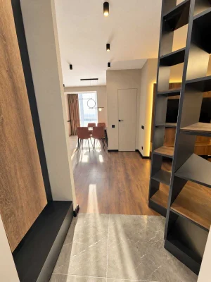 Дизайнерська 1к квартира 39 м² | Кухня-вітальня + спальня |