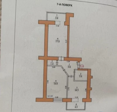 Продаж 2-кімнатної квартири  в новобудові