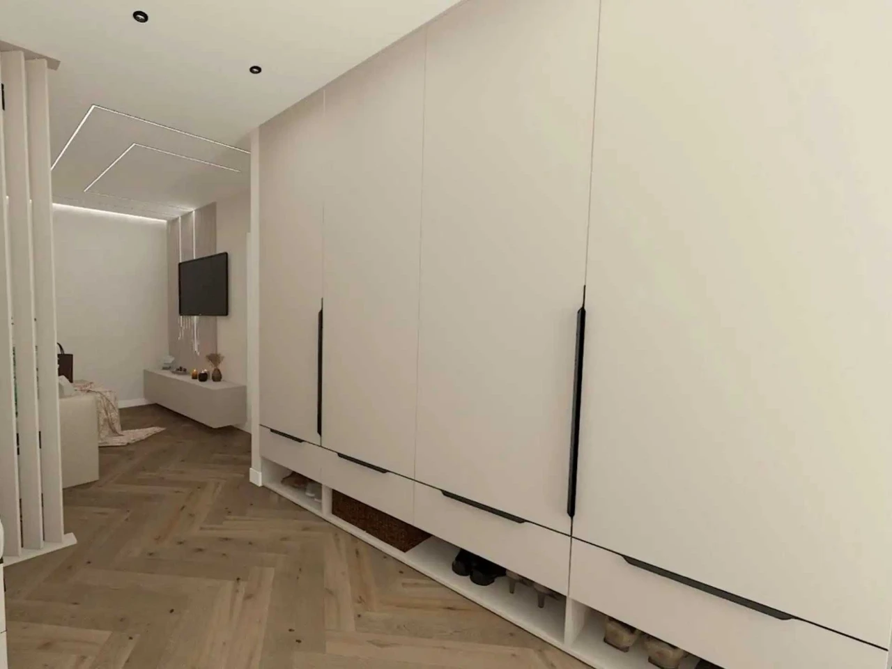 2 кімнати 59 м² | ЖК Family Plaza | Балкон з 2 кімнат | 7 по
