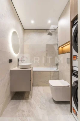 Продаж дизайнерської 2-к квартири (75 м²) з кухнею-студією в