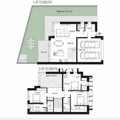 Продаж Танхаусу /200м2 / КМ Sherwood/ Без % ріелтору