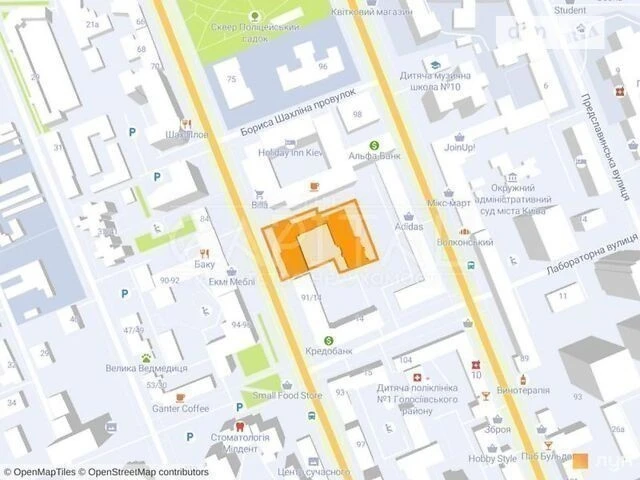 For sale 2-room apartment 88 sq. m. on Antonovycha St. 83 • ID 34677