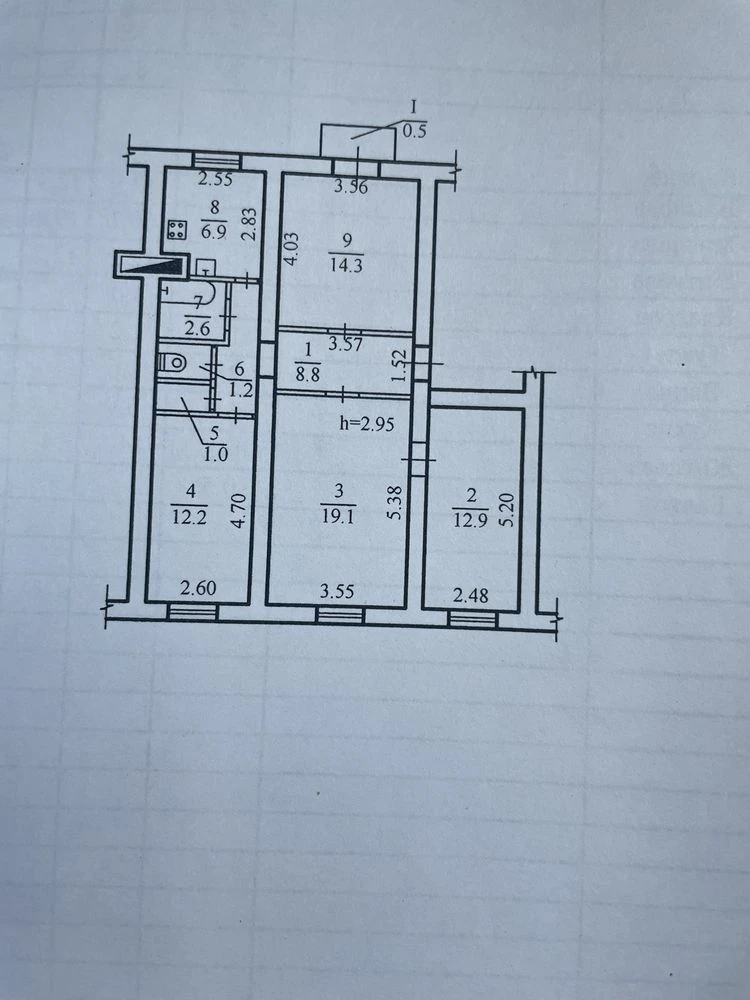 Продам 4 кімнатну квартиру