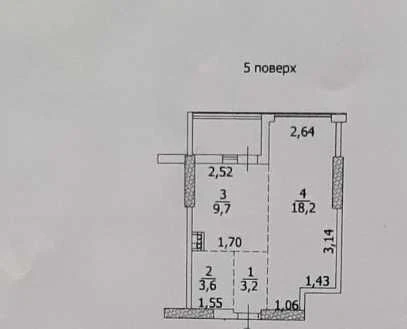 Однокомнатная квартира в новом доме с АГВ в ЖК "Клубный 7"/Р