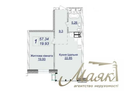 БЕЗ % Продажа 1-к квартиры в ЖК Новопечерские Липки, Печерск