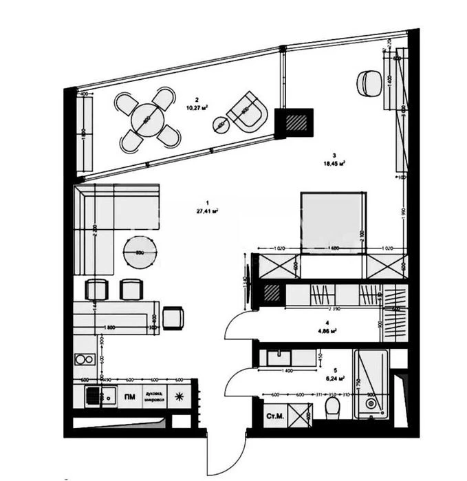 Без комісії. Оренда 1к квартири в Центрі, ЖК Taryan Towers,