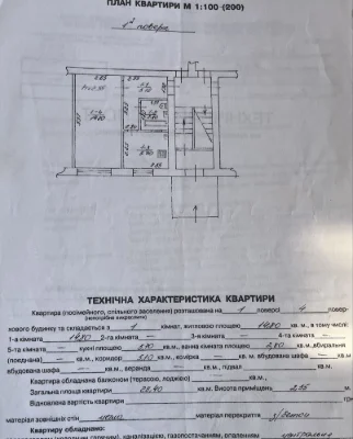 Продаж 1 но кімнатної квартири від власника
